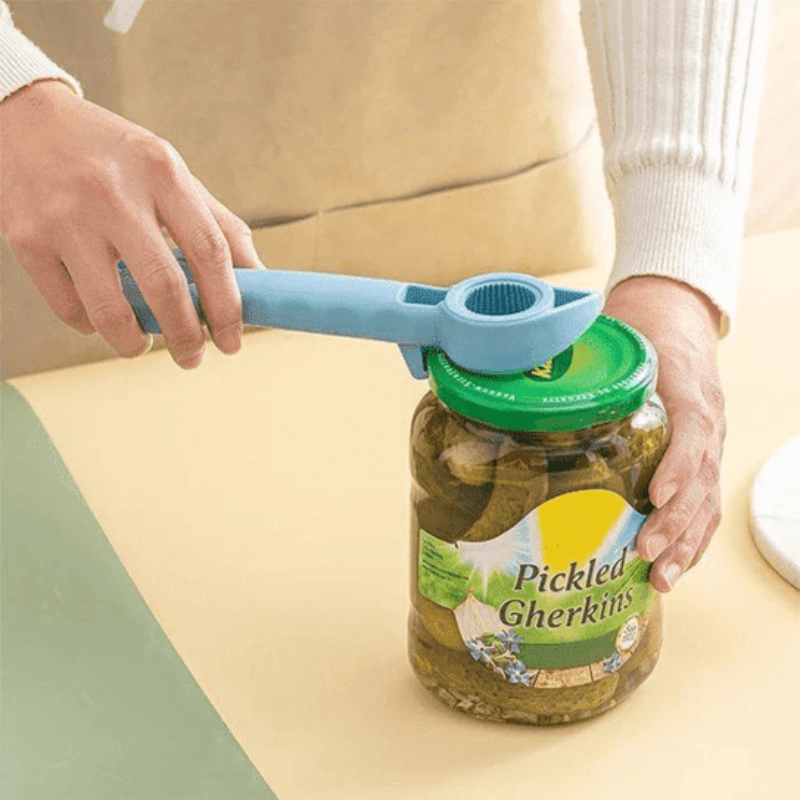 פותחן בקבוקים וצנצנות רב תכליתי 4 ב-1