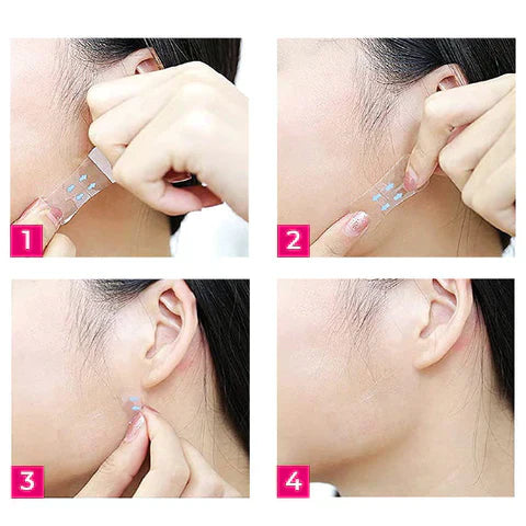 Usynlig og vanntett løftende tape (x60)