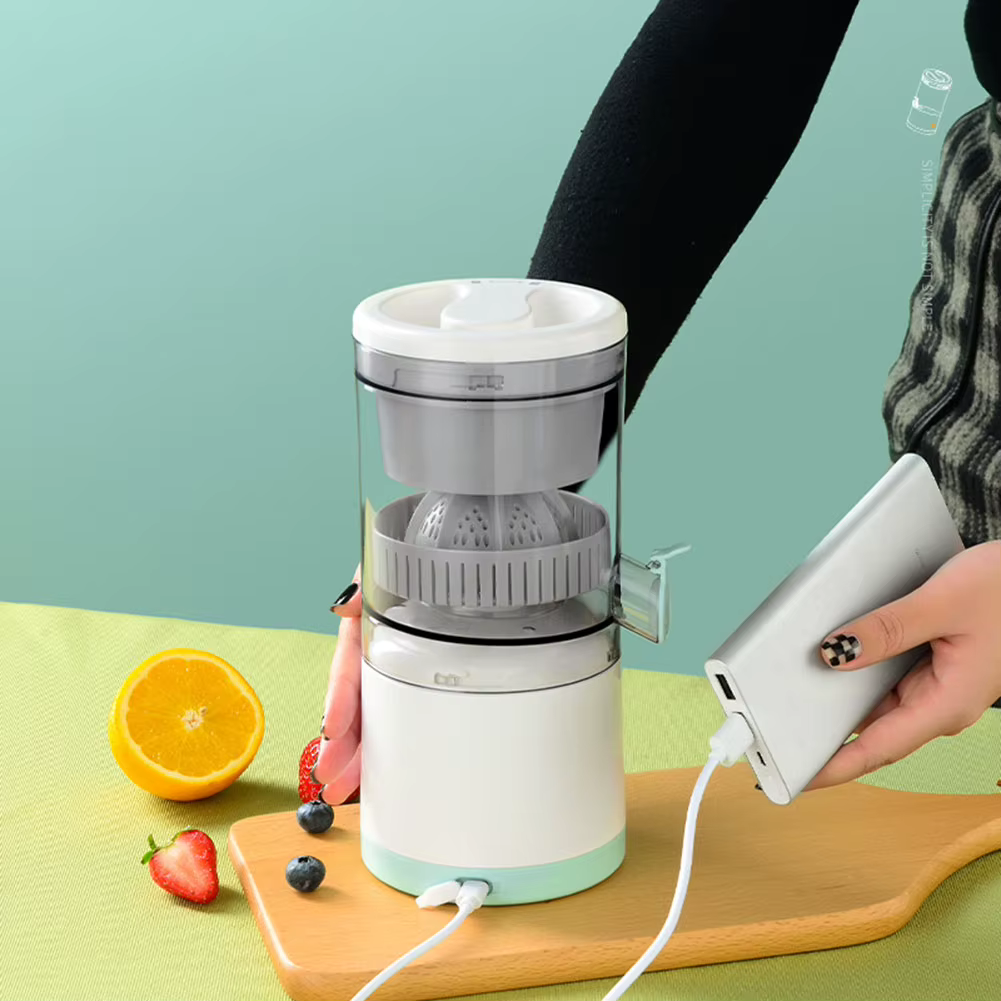 Espremedor de frutas elétrico portátil, rápido e fácil 