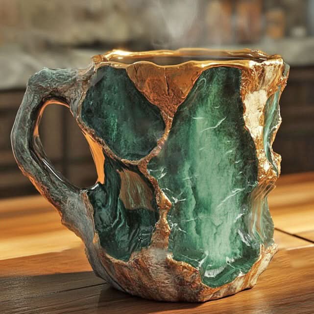 Krystal mineral kaffekop – naturlig elegance 