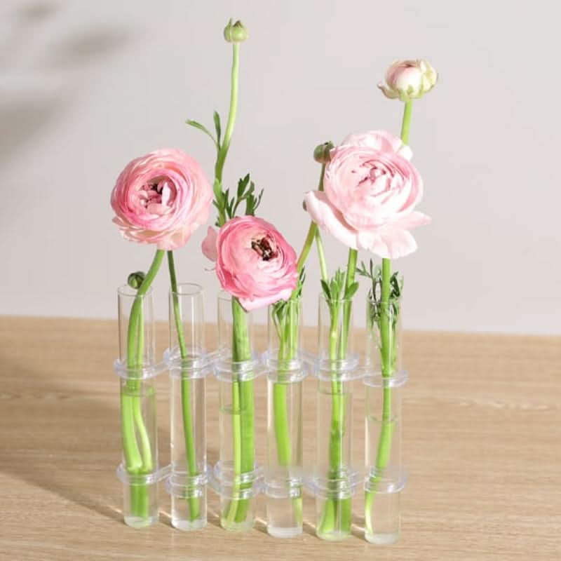 Vaso modular elegante para composições florais criativas 