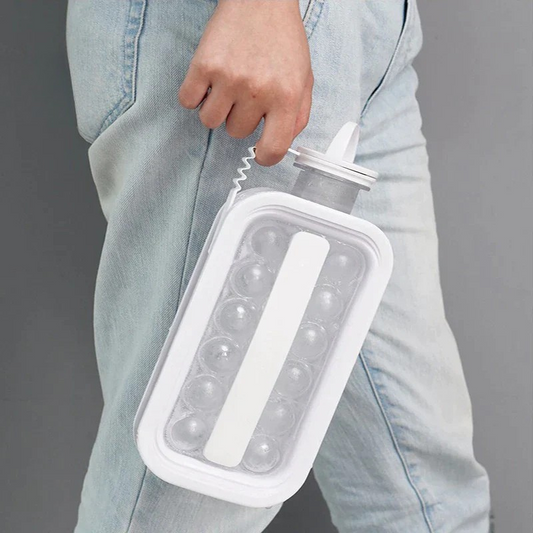 氷型が組み込まれた2-in-1ボトル 