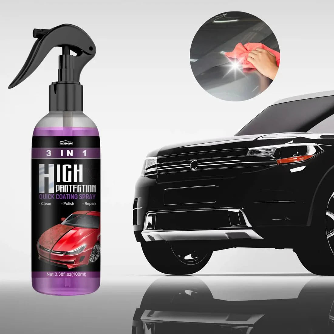 Brillance instantanée et protection en un seul spray