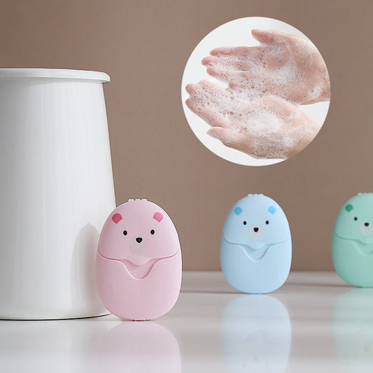 石鹸の葉 – どこでも液体なしで清潔な手 