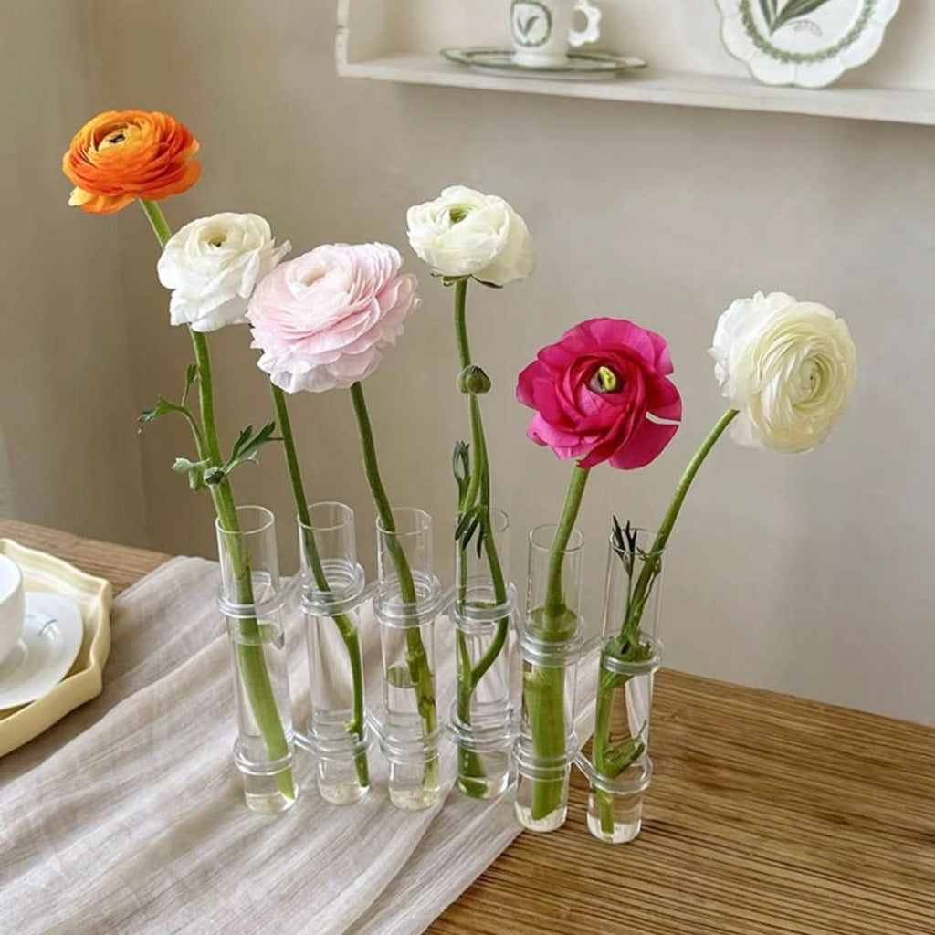 Vaso modular elegante para composições florais criativas 