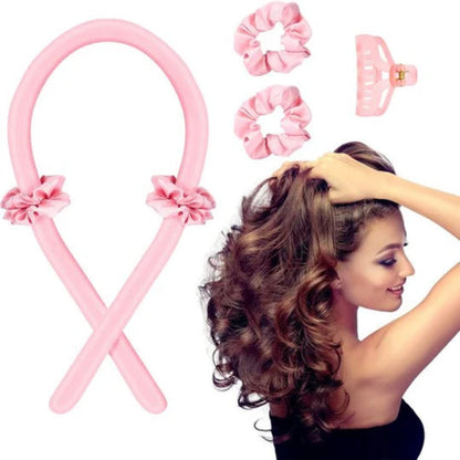 カールした髪に形と輝きを取り戻す 