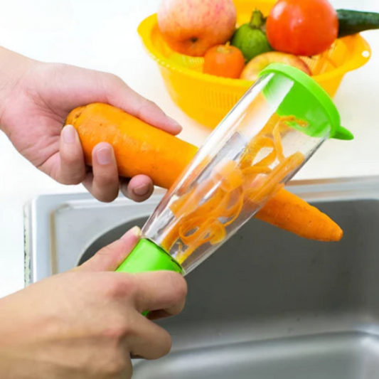 Schälen Sie mühelos und halten Sie Ihre Arbeitsfläche sauber 