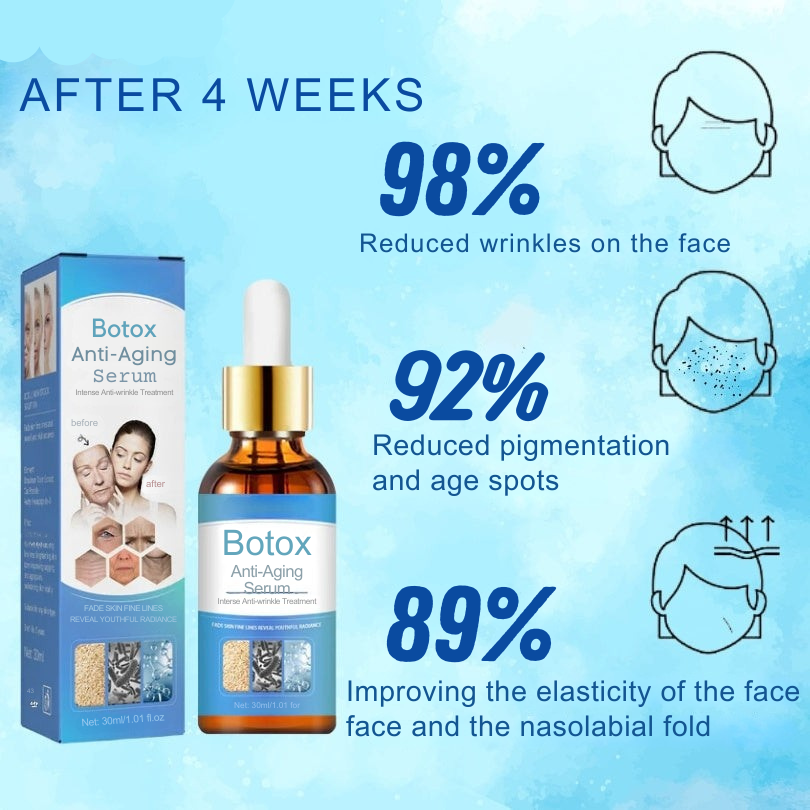 Sérum botox élixir anti-rides intense pour une peau lissée