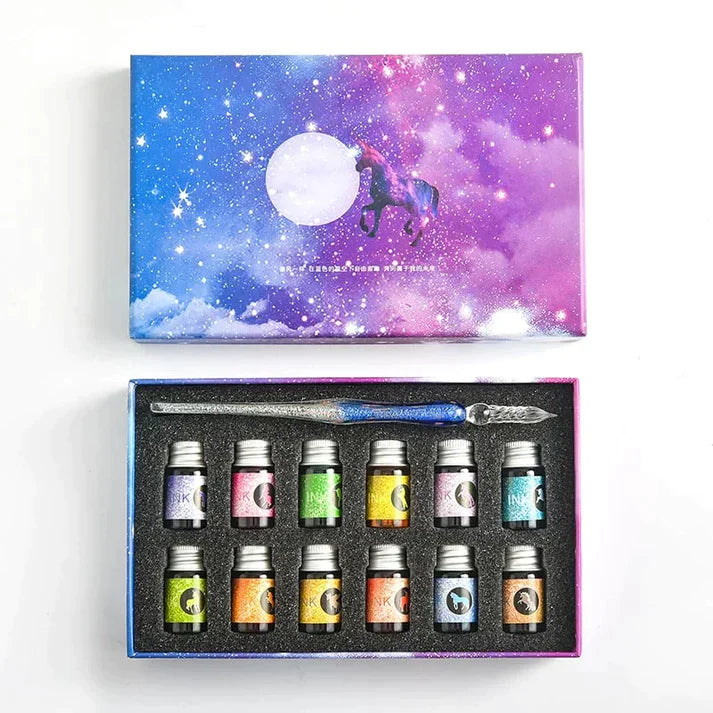 Írjon elegánsan a üvegbe mártott tollal 