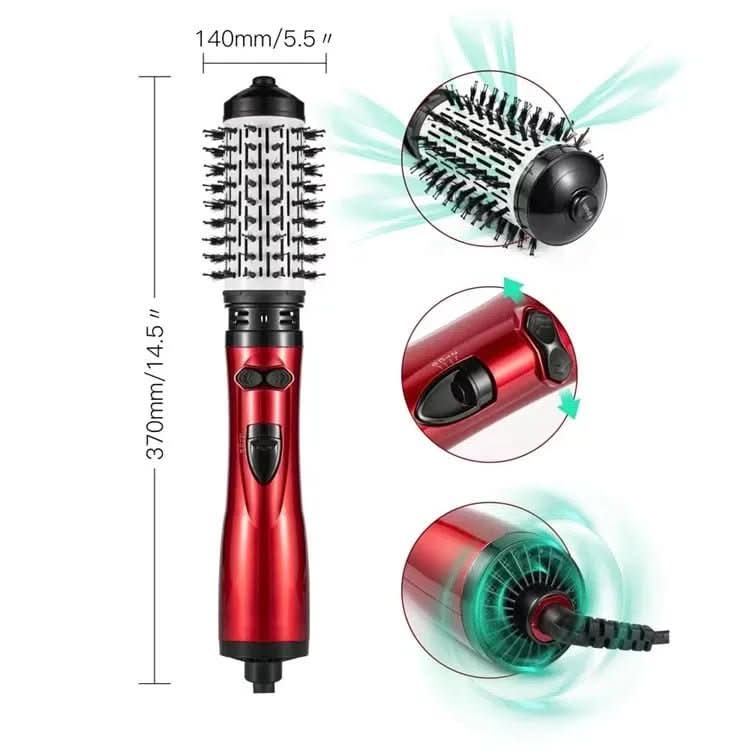 Secador de cabelo e chapinha 2-em-1 – Um styling rápido e eficaz 