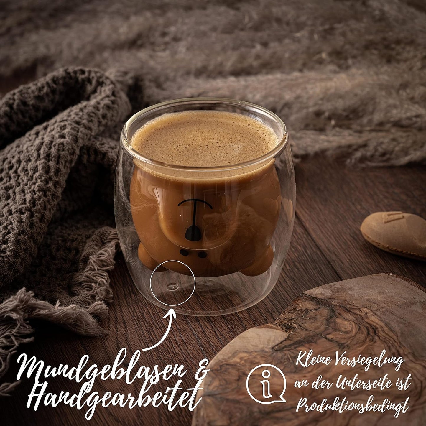 فنجان قهوة على شكل دب - لطيف وعملي 