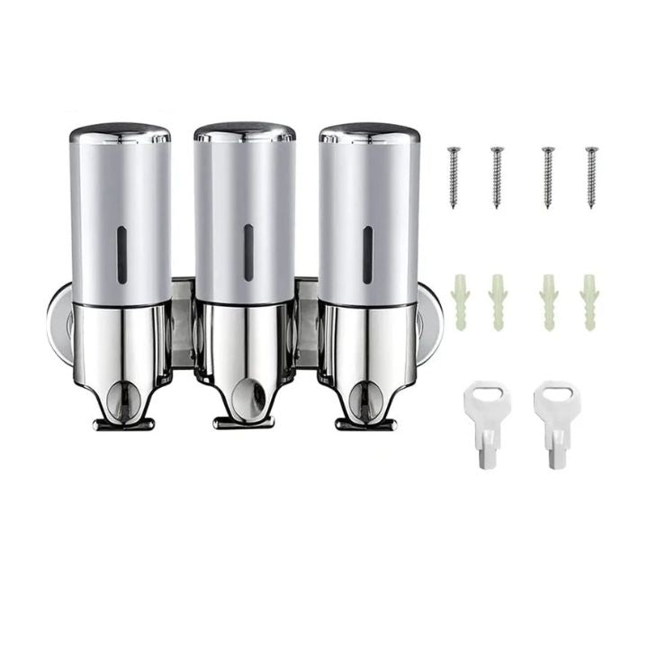 Ścienny dystrybutor 2-w-1 do uporządkowanej łazienki 