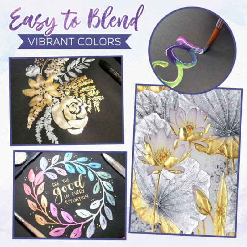 Intense metallic paint for vibrant creations 