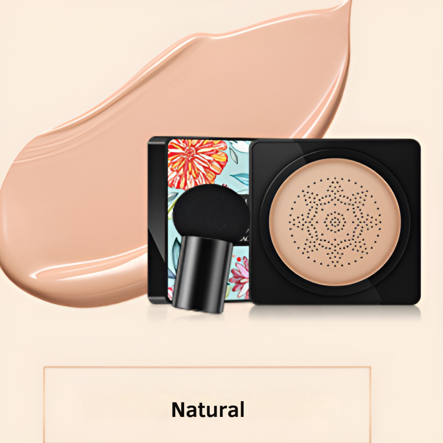 CC crema cushion con applicatore a forma di fungo 