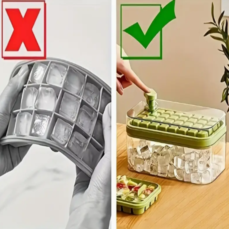 便利なアイスキューブトレイ、超速で氷が外れる 