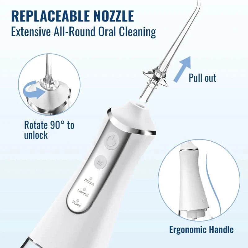 Újratölthető Hydropulse fogápoláshoz 