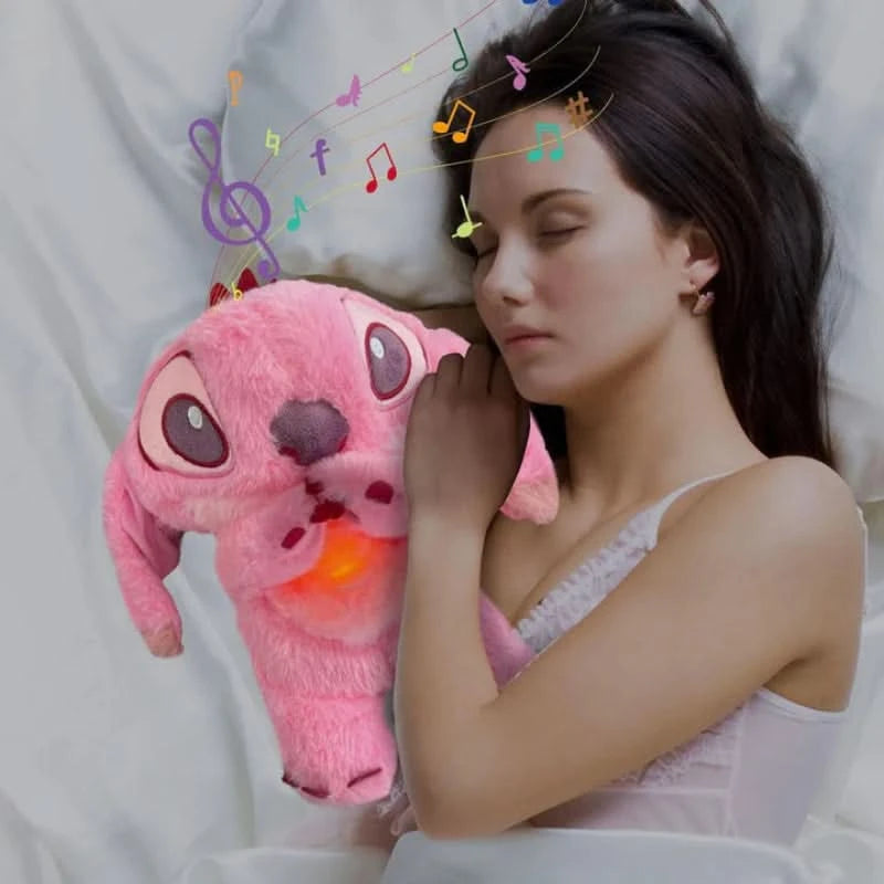 Peluche com luz noturna para noites tranquilas 