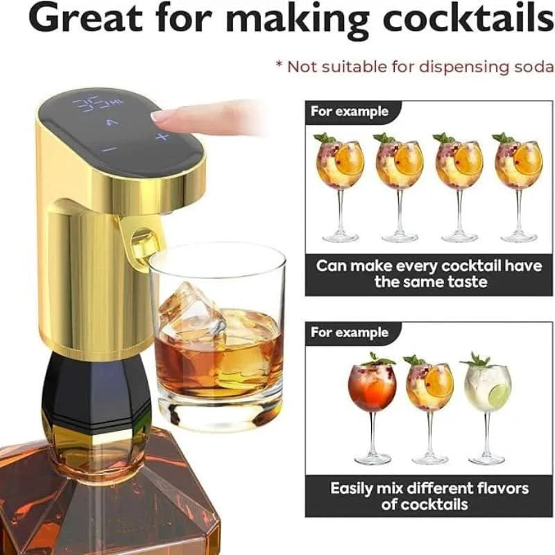 Dosador elétrico preciso para vinho e bebidas 