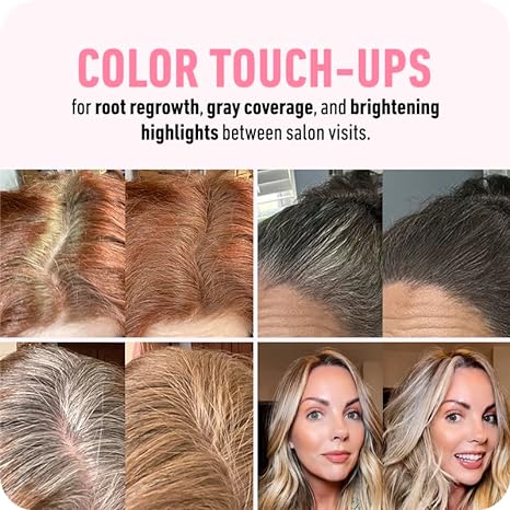 Cubra instantáneamente sus raíces y canas para un color impecable 