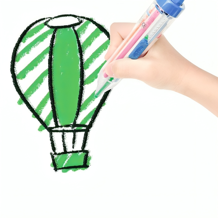 قلم 8 ألوان في 1 – رسم إبداعي فوري (x2) 