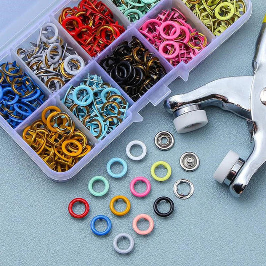 Nahtlose Befestigung: Einfach anzubringende Druckknöpfe 