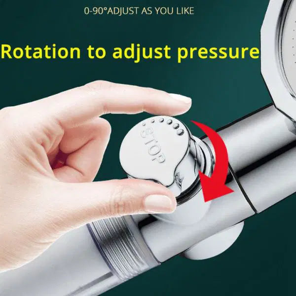 Duș relaxant 360° – Presiune mare & economie de apă 