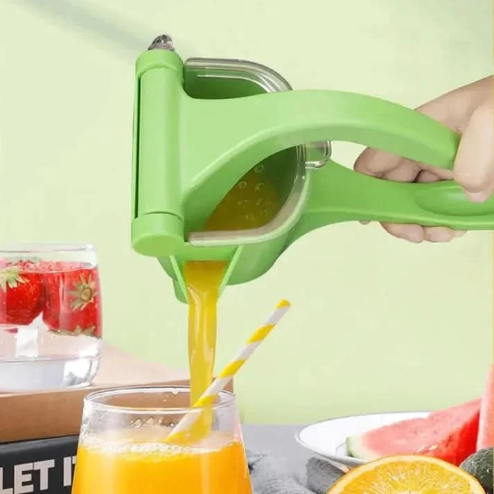 Ein frischer hausgemachter Saft ohne Aufwand und ohne Elektrizität 