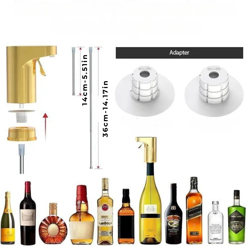 Dosador elétrico preciso para vinho e bebidas 
